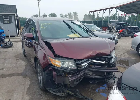 2015 Honda Odyssey Touring/Touring Elite z USA, uszkodzony, nr VIN 5FNRL5H98FB092869